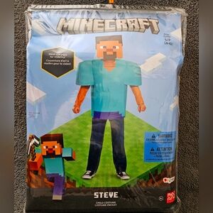 Minecraft Steve Costume sz S (4-6) child